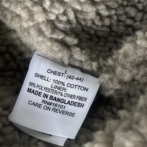 Tractor Supply 85th Anniversary Mens Vest Large Ridgecut Full Zip Sherpa Lined - Picture 8 of 14